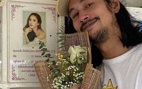 Tangmo41岁冥诞 男友巧克力蛋糕祭奠挚爱