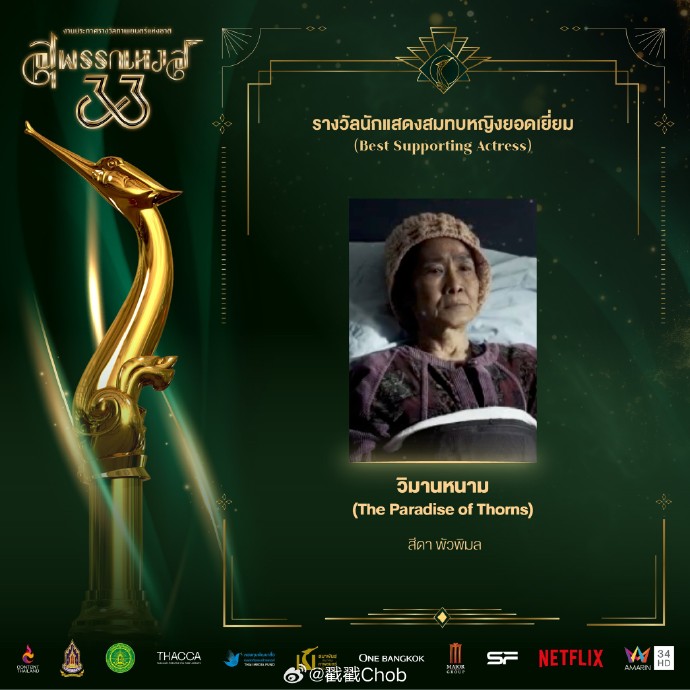 第33届金天鹅奖揭晓 《姥姥的外孙》横扫多项大奖