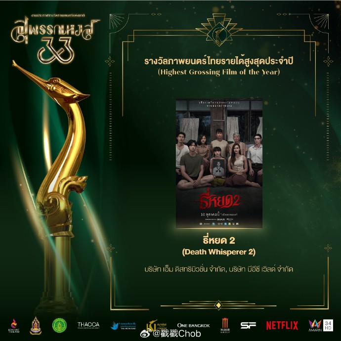 第33届金天鹅奖揭晓 《姥姥的外孙》横扫多项大奖