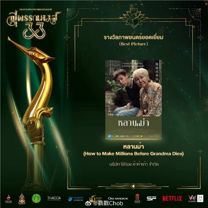 第33届金天鹅奖揭晓 《姥姥的外孙》横扫多项大奖