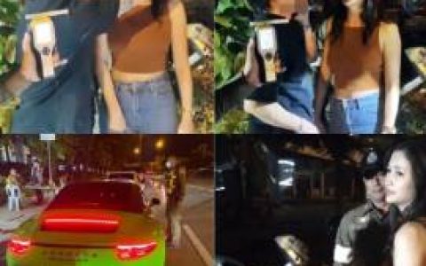 警方拦查爆冲突 Marie Broenner当街大喊“我要尿尿”成网络笑柄