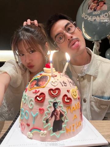 Boy Pakorn与Faye Pornpawee撒糖不断 甜蜜庆生超浪漫