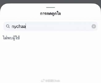 Nychaa Nuttanicha点赞Tono Pakin贴文后撤回 手滑还是有意