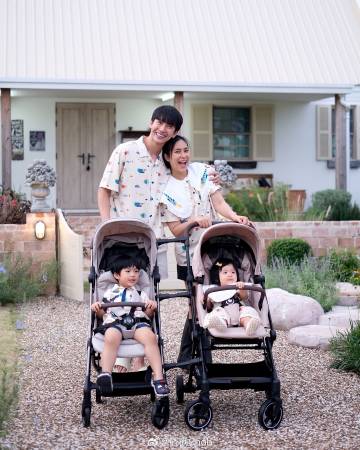 Jooy Warattaya&Push Puttichai享受二胎生活 确认“关厂”不再添丁