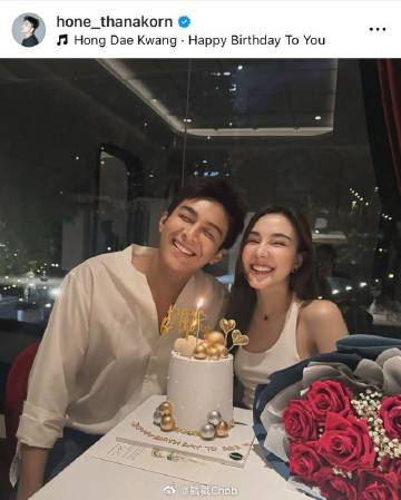 甜度超标 Hone Thanakorn晒女友生日甜蜜合影