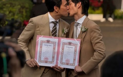 Porsch&Arm率先登记结婚 泰国婚姻平等迈出重要一步