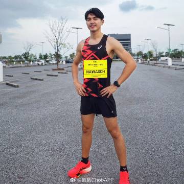 Pon Nawasch认爱Cookie Yada！情侣凌晨四点约跑 马拉松培养感情