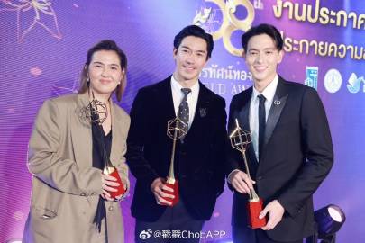 第38届电视金奖落幕！James Jirayu、Ann Thongprasom斩获视帝视后