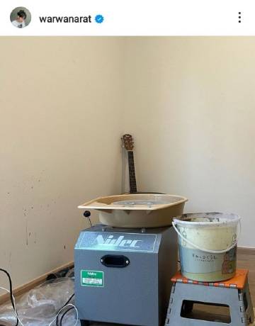 War Wanarat曼谷置新家却先买陶艺机，没床睡纸板笑翻粉丝