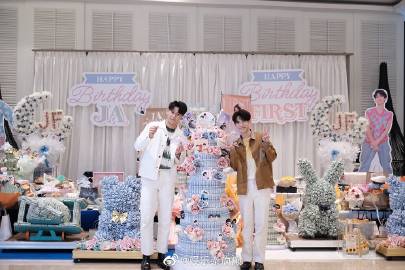 Ja Phachara与First Chalongrat合体办生日会，约定粉丝未来举办更大型活动
