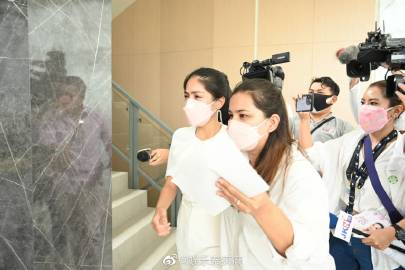 Tangmo Nida灵堂开放首日，经纪人Gatick现身痛哭后快闪离场