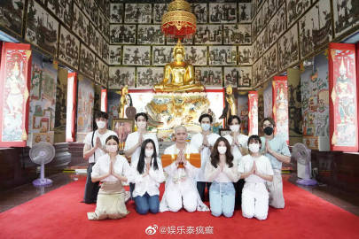 Nadao演员Tou Sedthawut完成剃度出家仪式 将短期修行30天报答父母恩情