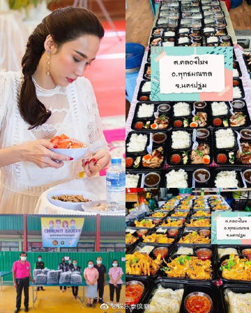 Aum Patchrapa争议后持续做公益 捐呼吸机及食物支援社区获网友点赞