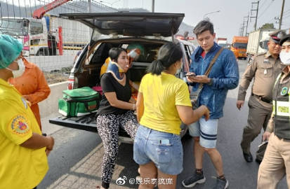 三台男星Kong Wuttimes发生车祸车辆起火 与同行人员受伤送医