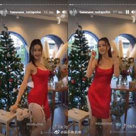 圣诞节明星纷纷晒照送祝福 多位女星造型引粉丝热议