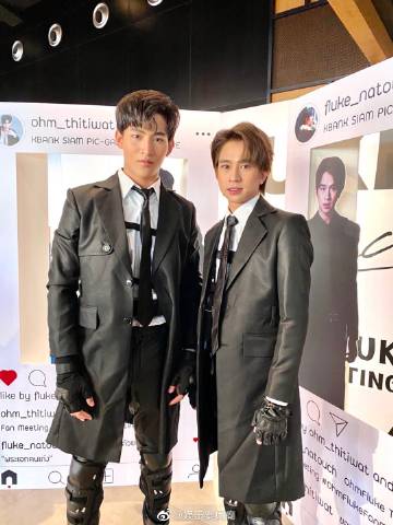 Ohm Thitiwat与Fluke Natouch粉丝见面会举行 门票售罄引热烈关注