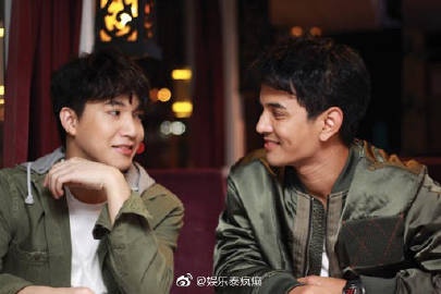 Gun Napat与Ritz Rueangritz合体拍摄互动影片引粉丝热议