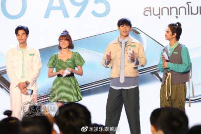 OPPO Thailand新品发布会举行 邀Pattie、Bank Thiti及Ohm与Fluke助阵
