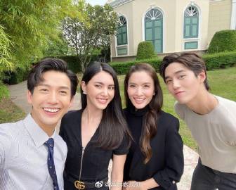 Jui Warattaya晒四人合照引网友脑补 《重生之爱》与《狐狸的夏天》主演同框掀期待