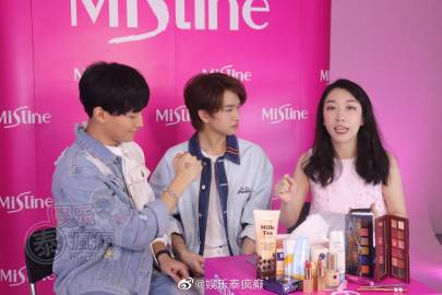 Mistine周年庆直播举行 Ohm Thitiwat与Fluke Natouch同台互动掀热度