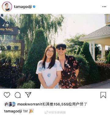 Godji Tatchakorn与Mike Chinnarat分享合照庆祝粉丝破百万 Godji回应误解