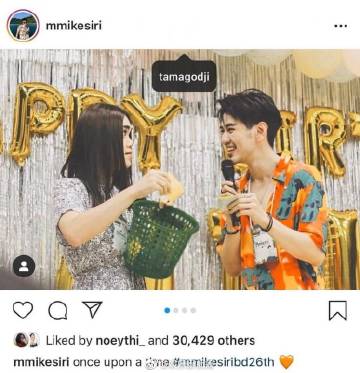 Godji Tatchakorn与Mike Chinnarat分享合照庆祝粉丝破百万 Godji回应误解