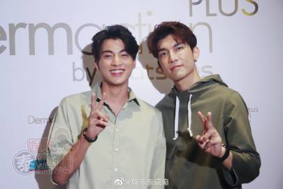 Mew Suppasit与Gulf Kanawut同台出席活动甜蜜互动 中国见面会延期表遗憾