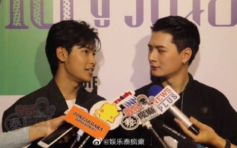 Krist、Singto接连生病现身活动报平安 Singto称学业繁重仍力保明年毕业