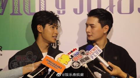 Krist、Singto接连生病现身活动报平安 Singto称学业繁重仍力保明年毕业