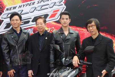 Mario Maurer皮衣机车代言秀腹肌引尖叫 自曝赴港拍动作片被敬业程度震撼