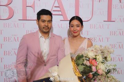 Nune Woranuch跨界推出美容饮品Pong Nawat惊喜站台力挺