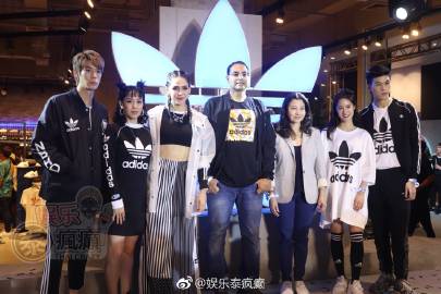 Adidas ICONSIAM门店开幕星光云集Chompoo、Ploy与Perth、Saint同场助阵