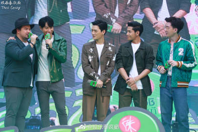 Oishi Drink活动Peck Palitchoke领衔众星助阵Krist与Singto等同台亮相