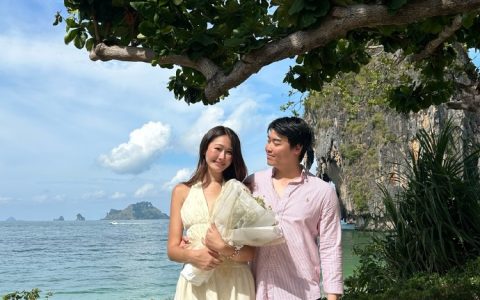 “泰心如”Neen被求婚成功！海边浪漫一幕曝光