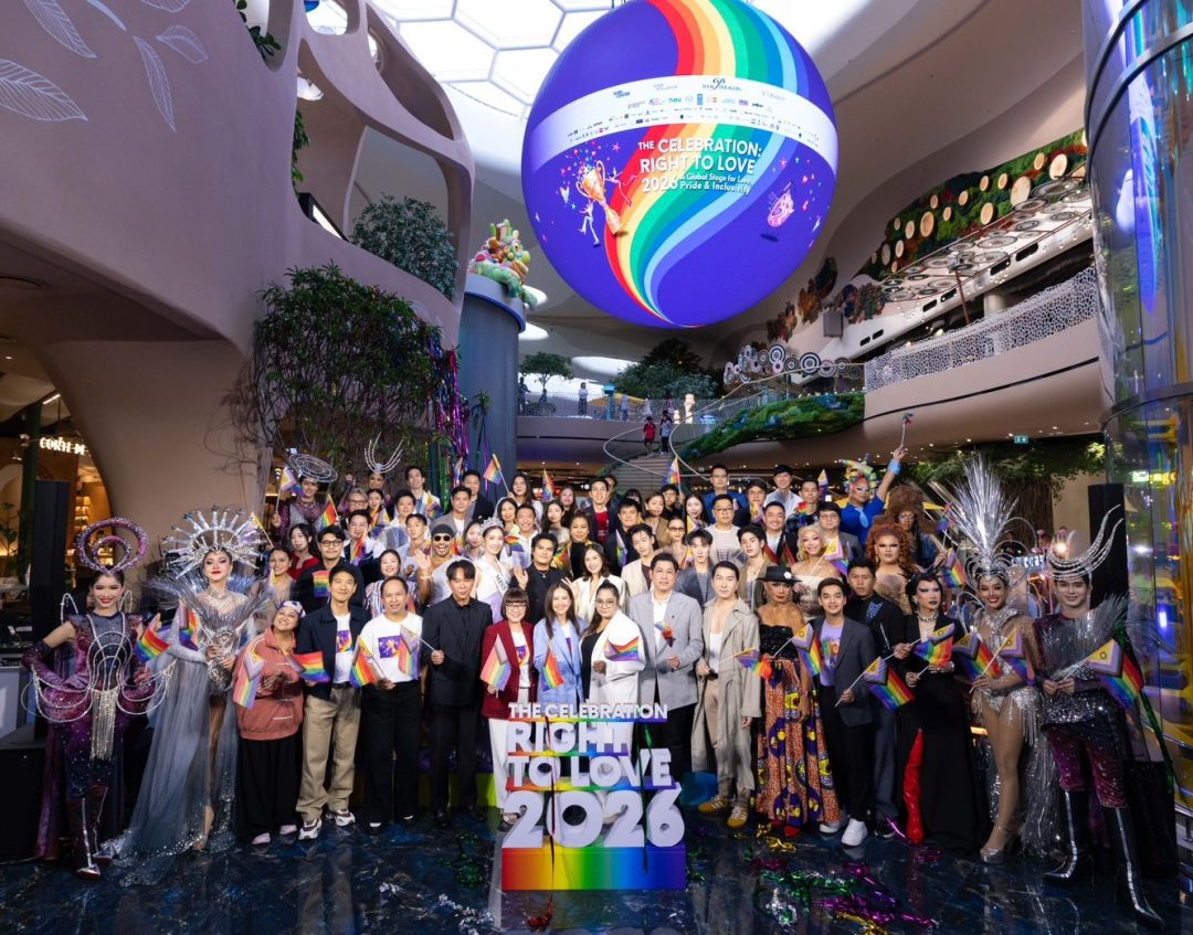 泰国Pride Month盛大启动!艺人网红齐聚曼谷力挺多元平权