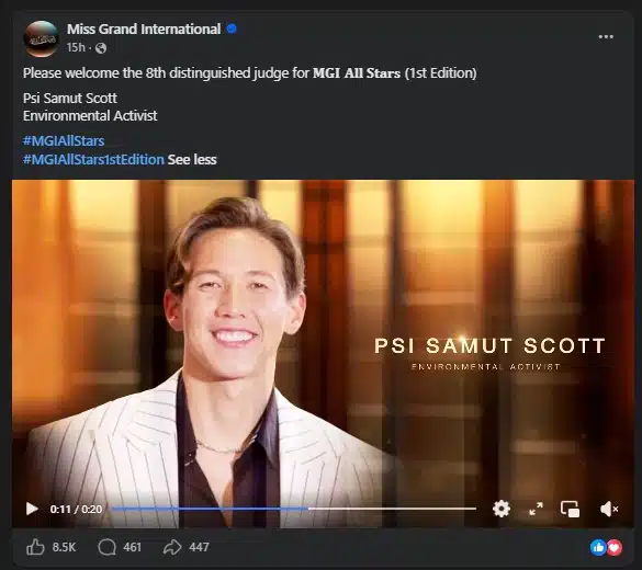 Nawat公开力挺Psi Scott！怒轰Todd Piti“令人失望”