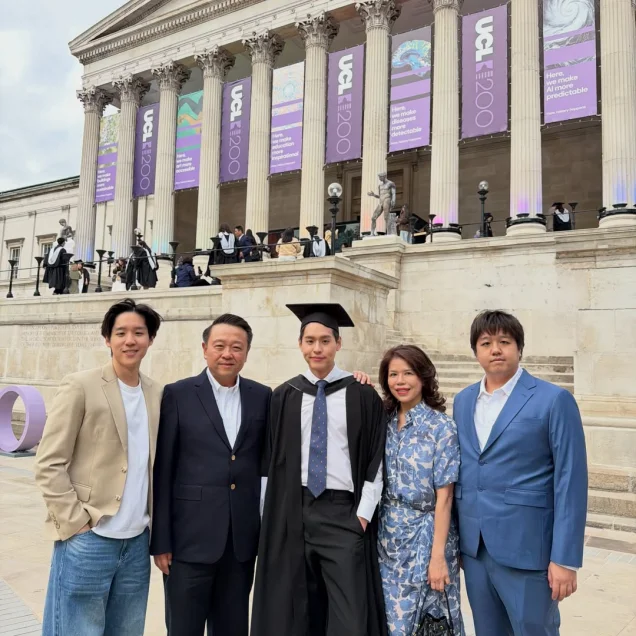 Billkin正式硕士毕业！成功拿下伦敦大学学院学位