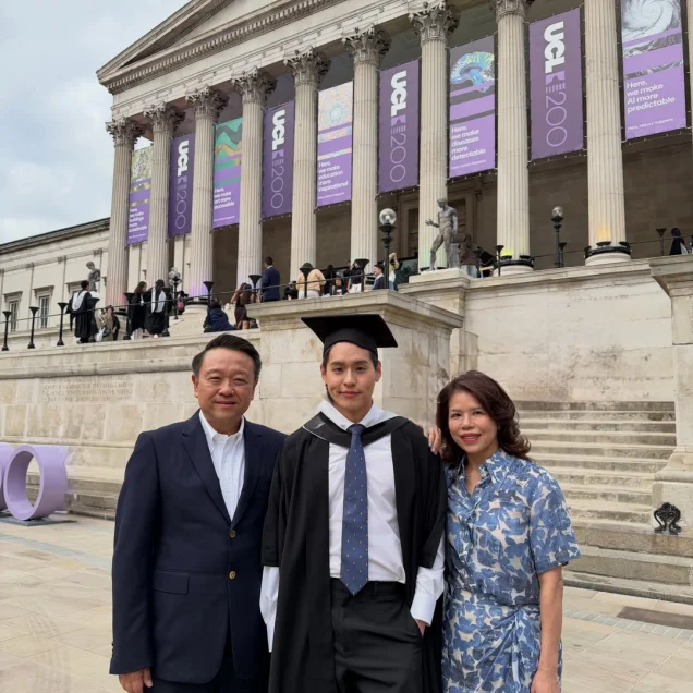 Billkin正式硕士毕业！成功拿下伦敦大学学院学位