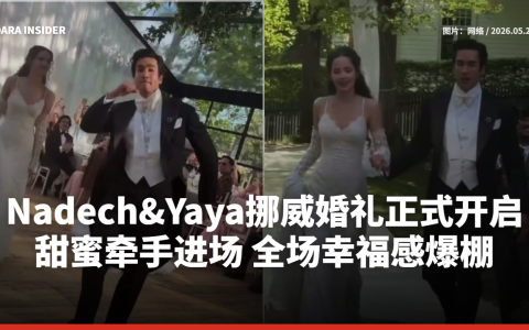 Nadech&Yaya挪威婚礼正式开启！甜蜜牵手进场 全场幸福感爆棚