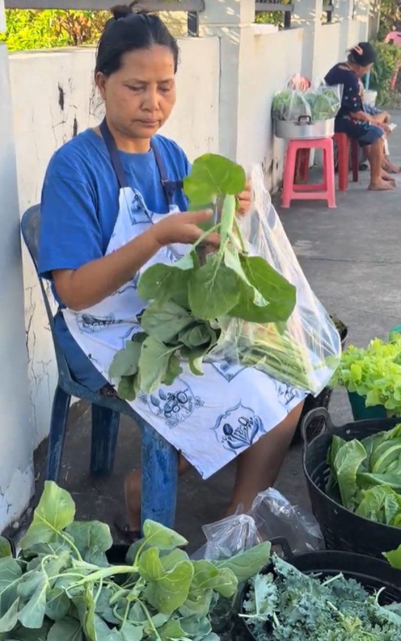 泰国歌手Sunaree亲自种菜售卖 日常画面引网友关注