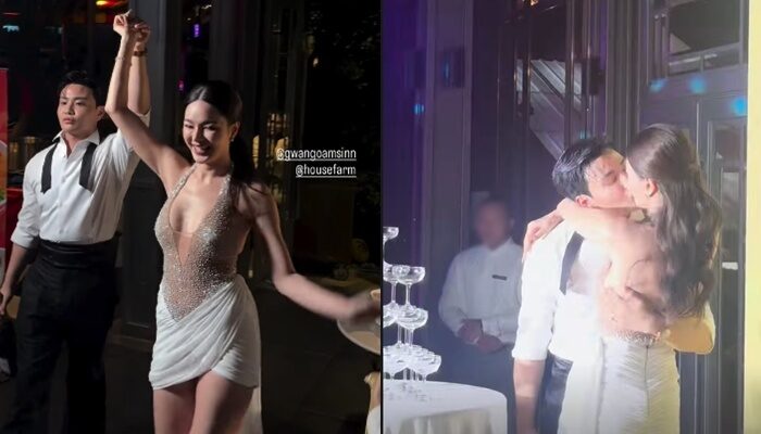 Gwang Wanpiya婚后派对曝光 甜蜜热吻掀全场高潮