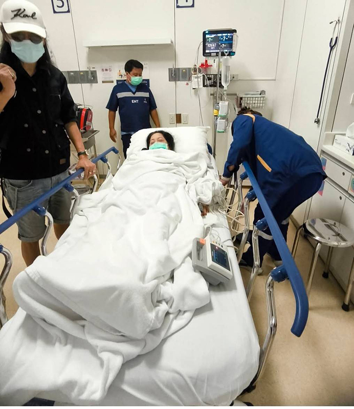 Tangmo母亲入住ICU 家属暂未透露更多细节