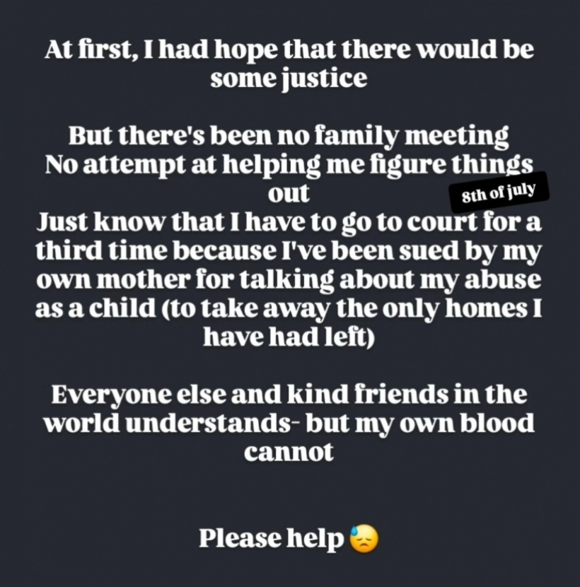 Psi Scott深夜发文求助 一句“Please help me”惹担忧