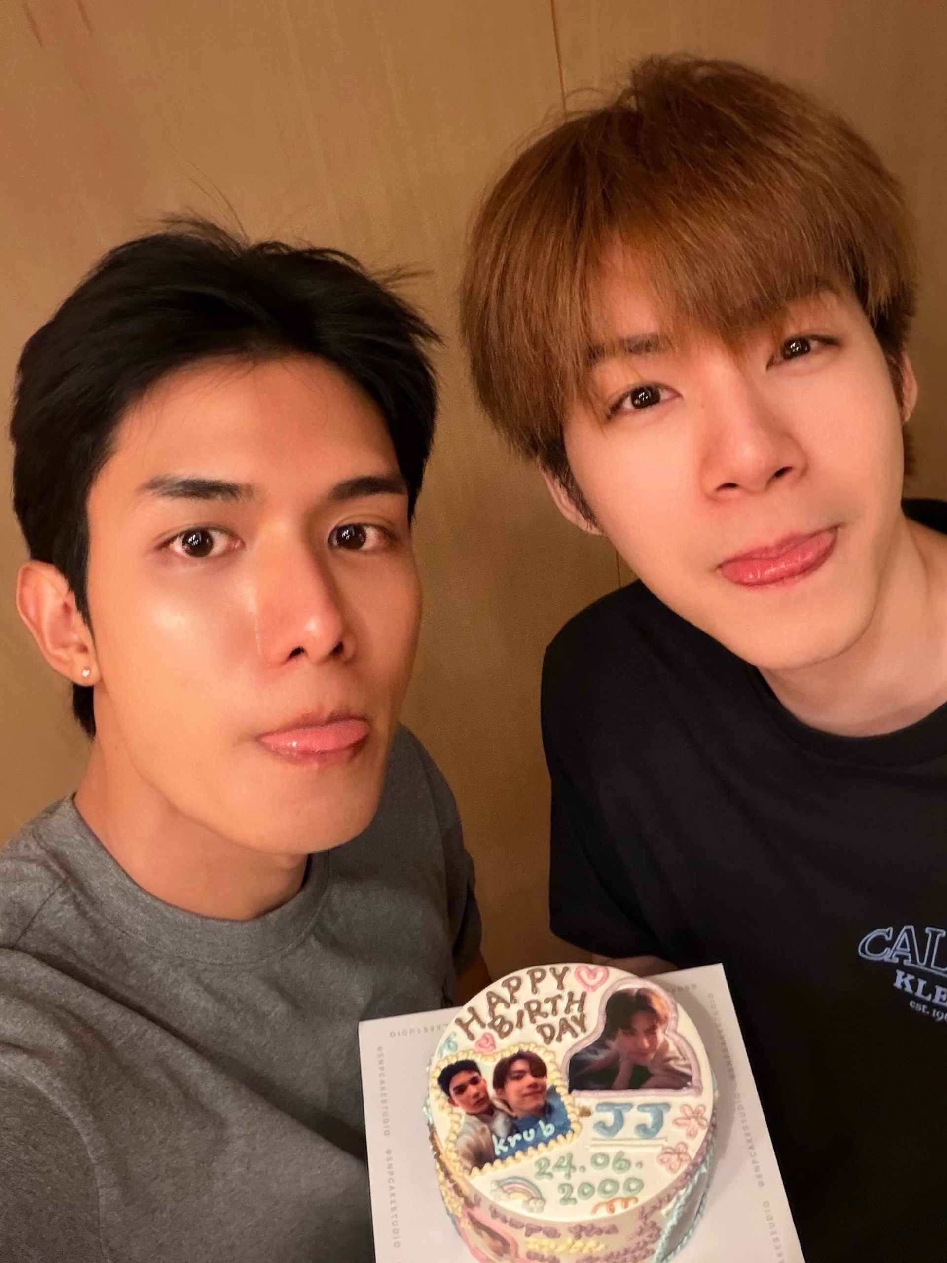 JJ Radchapon迎来26岁生日，Net Siraphop送实用旅行箱当礼物