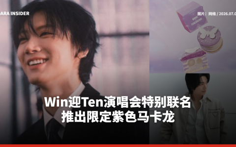Win迎Ten演唱会特别联名！推出限定紫色马卡龙