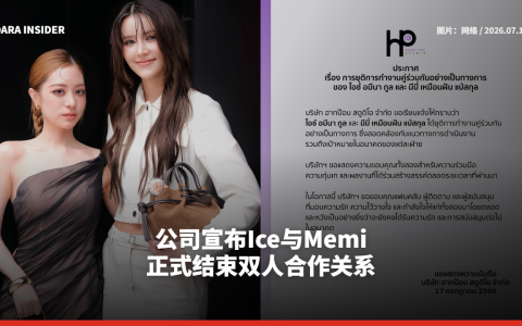 公司宣布Ice与Memi正式结束双人合作关系