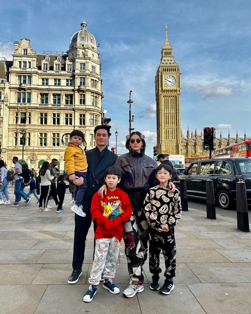 Chompoo Araya改变计划 暂不送儿子赴英国留学