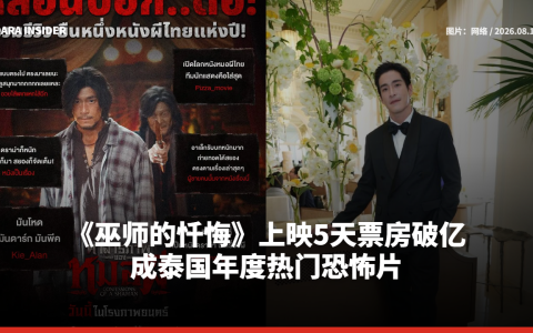 《巫师的忏悔》上映5天票房破亿 成泰国年度热门恐怖片