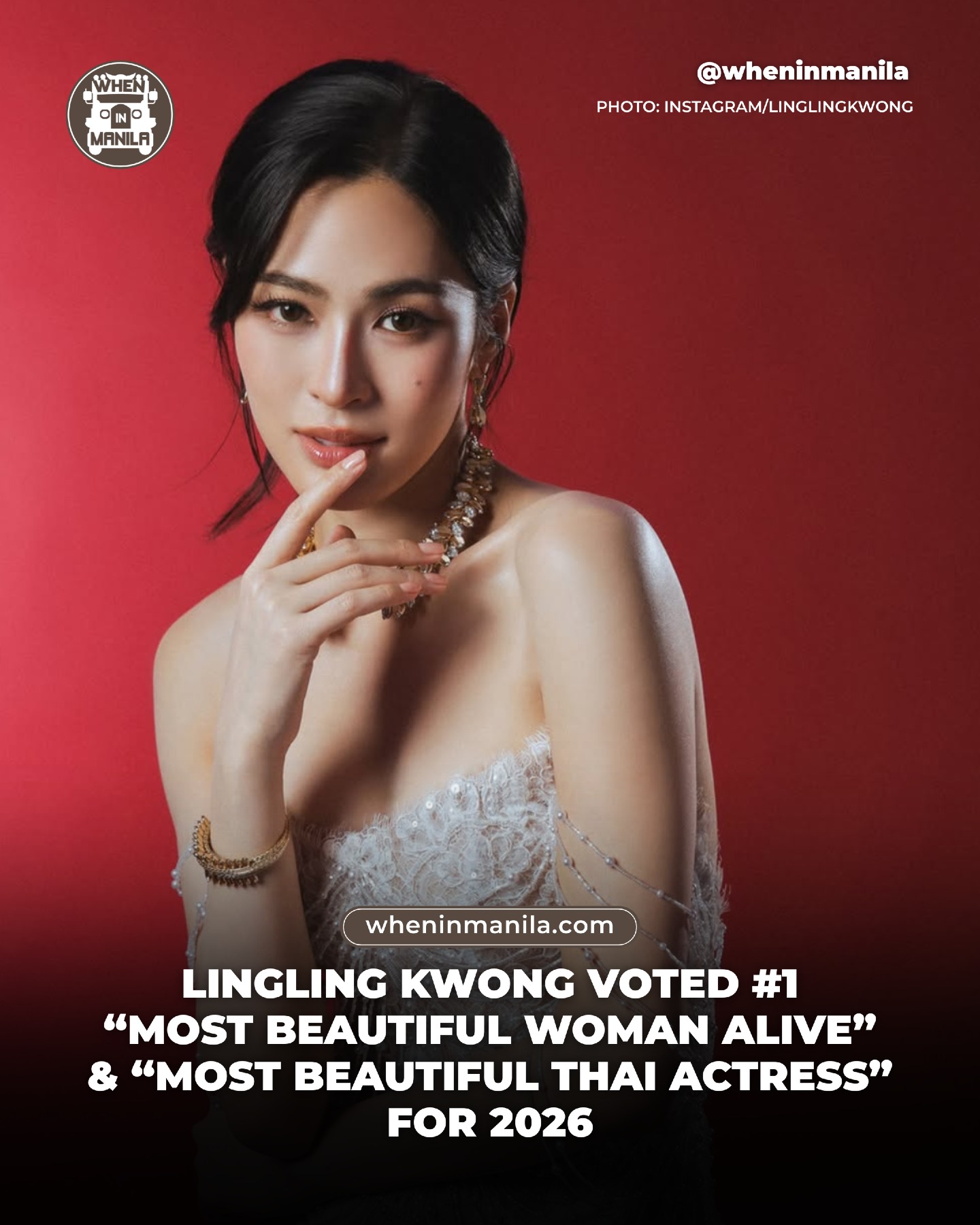 Lingling-Orm领衔10位泰国女星 入选2026年度最美女演员榜