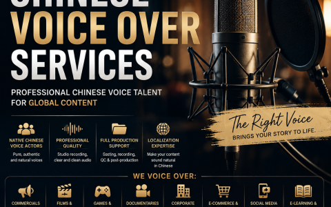 Chinese Voice Over Services | Professional Native Chinese Voice Actors
